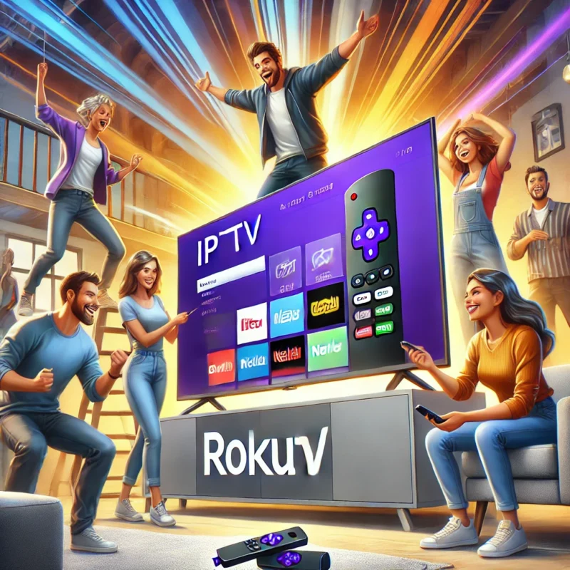 como instalar iptv na roku tv