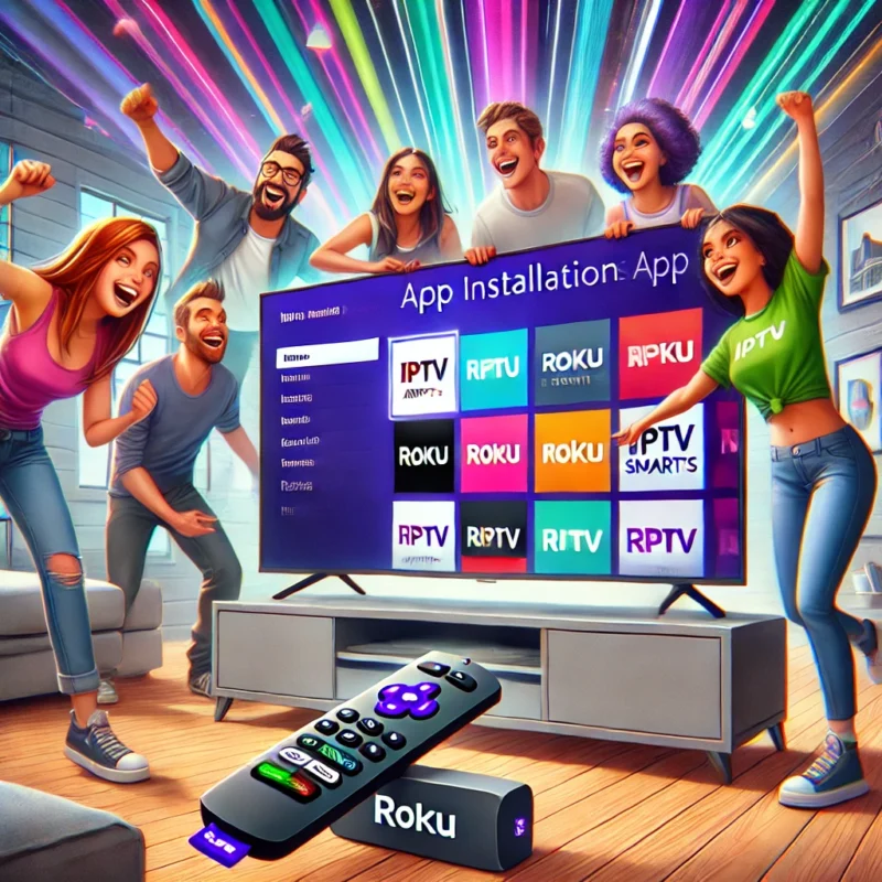 how to add iptv smarters to roku tv